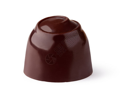 巧克力糖果白色背景的巧克力糖果图片