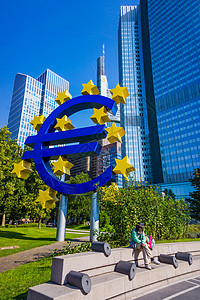 欧洲央行建筑经济高清图片