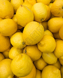 黄色柠檬纹理背景新鲜柠檬组图片