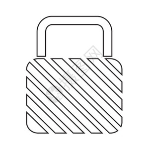 锁icon锁定图标插设计背景