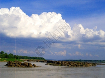 泰国Ubonratchathani的KhongChiam湄公河图片