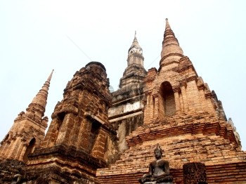 泰国Sukhothai历史公园佛像寺图片