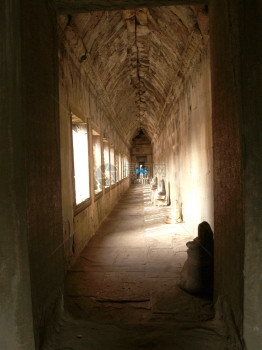 高棉建筑拜顿寺庙吴哥瓦暹粒柬埔寨图片