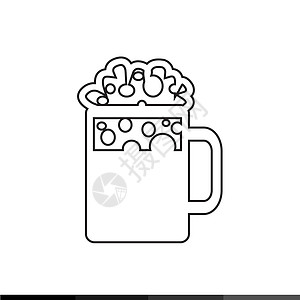 BeerJar图标说明设计背景图片