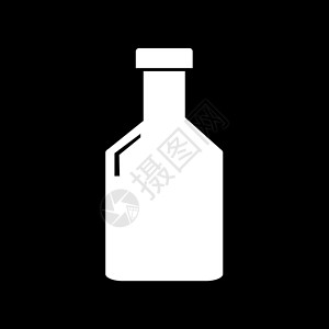 酒图标瓶式图标说明设计背景