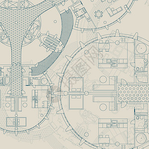蓝图建筑和工程背景矢量建筑计划图片