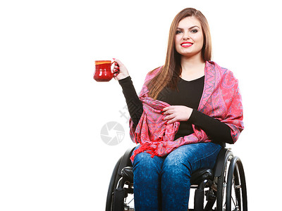 真正的人残疾和概念图片