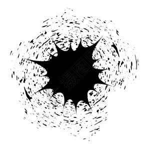 Grunge墨水背景纸质黑色喷雾灰尘覆盖谷物GrungeBlob模式图片