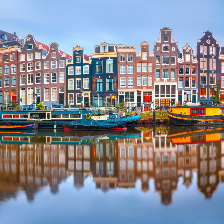荷兰阿姆斯特丹运河Singel图片