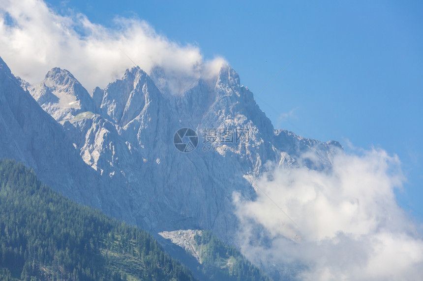ZugspitzeAlpineAlples山地景观德国顶部图片