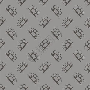 Knuckles侧影灰色无缝模式金属无缝模式图片