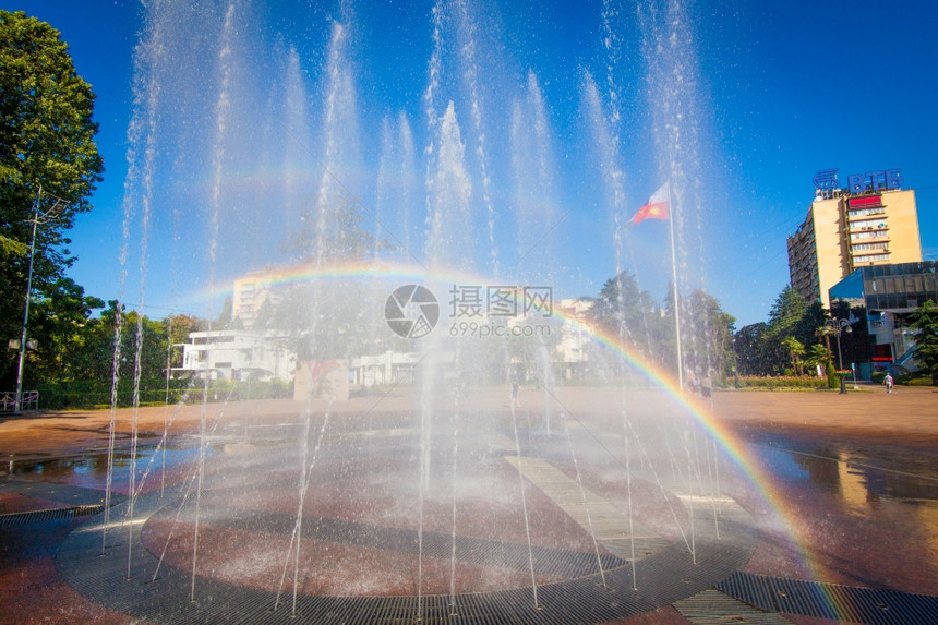 俄罗斯索契Sochi2016年月9日俄罗斯索奇Sochi喷泉图片