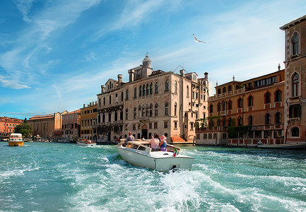 学术界意大利浪漫的威尼斯温暖夏日背景