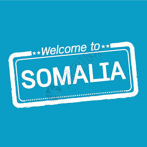 欢迎使用SOMALIA插图设计背景图片
