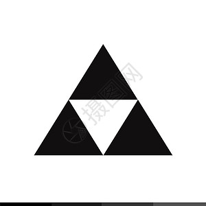 矛盾三角形三角形图标说明设计背景