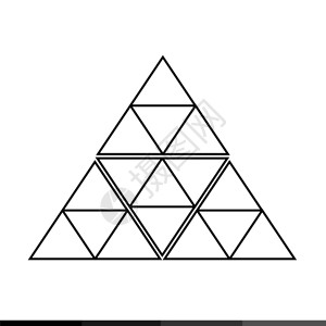 三角形矢量三角形图标说明设计背景
