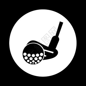 高尔夫图标插设计图片