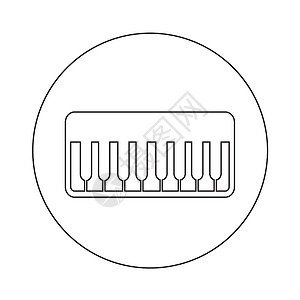 钢琴图标插设计图片