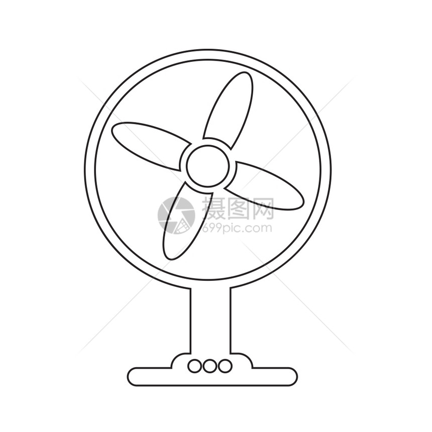 表格风扇图标插设计图片