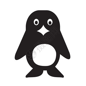 企鹅图标Pinguin图标插设计背景