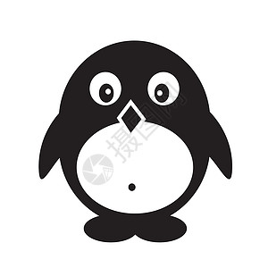 企鹅图标Pinguin图标插设计背景