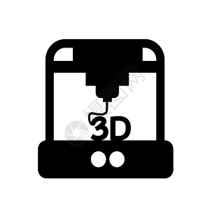 模具图标3D打印图标插设计背景