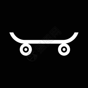 滑冰图标滑板图标插设计背景