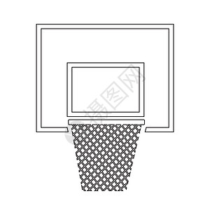 篮球后板网图标插设计高清图片