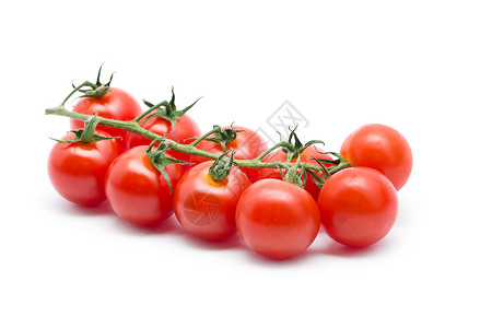 白背景的青叶西红柿xAxA白背景的西红柿xA青叶xA图片