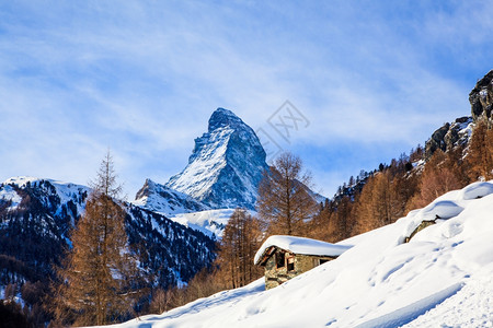 马特霍山景象瑞士泽尔马特霍恩图片