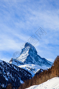 马特霍山景象瑞士泽尔马特霍恩高清图片
