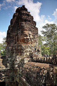 柬埔寨暹粒吴哥瓦高清图片