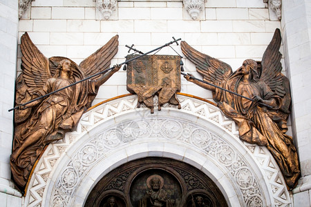 莫斯科救主基督寺外墙家具碎裂莫斯科救主大教堂莫斯科基督神像图片