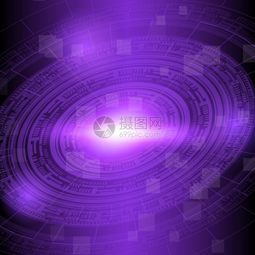 黑紫色技术背景库存矢量摘要图片