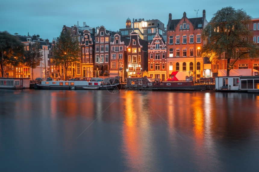 荷兰阿姆斯特丹运河图片