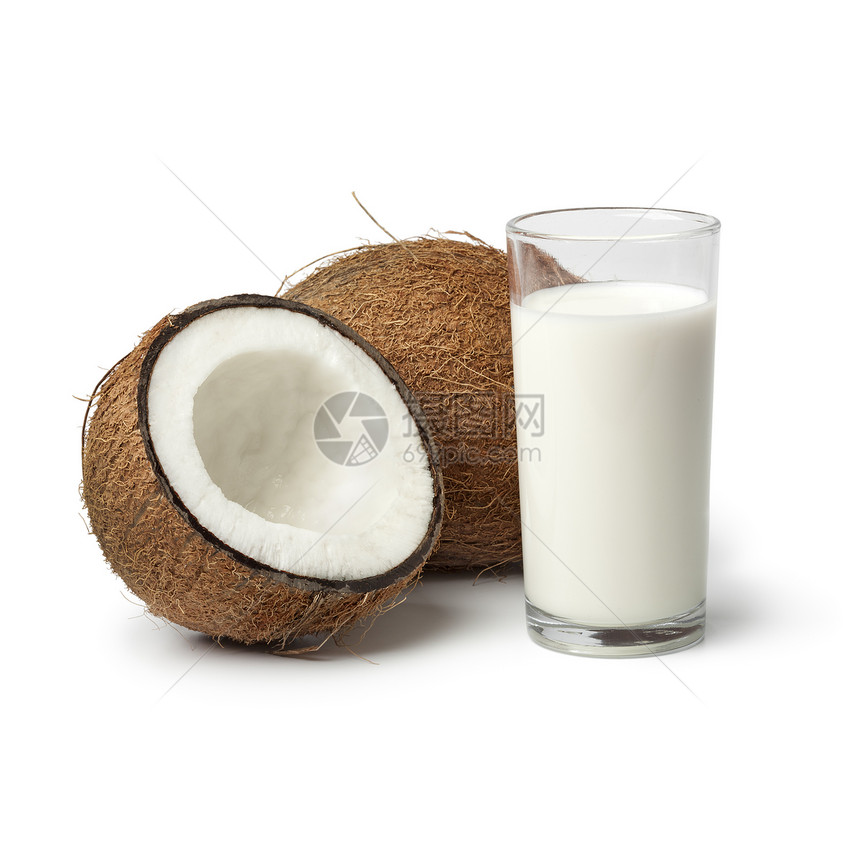 一杯椰子奶图片