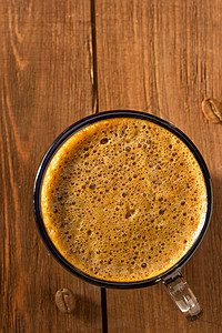 木制背景咖啡杯高清图片