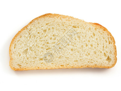 背景底片素材白底片分离的切面包背景