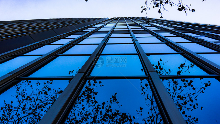 现代摩天大楼玻璃影集图片