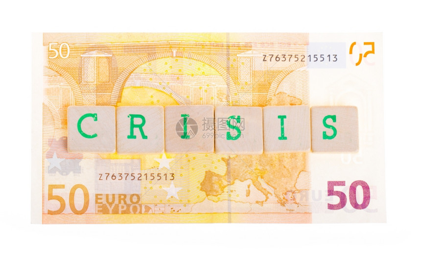 在50欧元钞票之上的区块字母图片