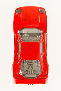 一辆玩具车红色运动白的图片