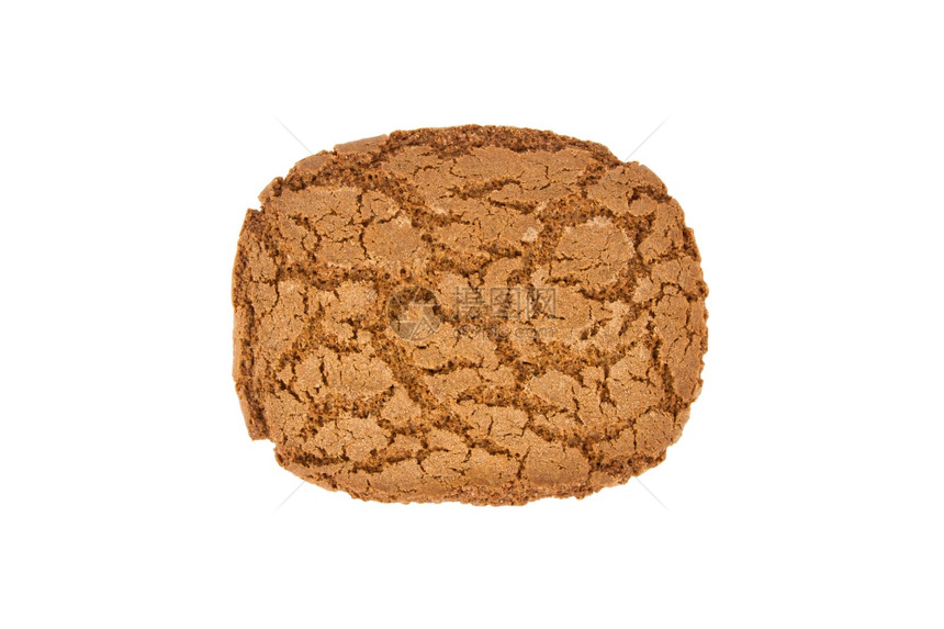 Speculaas饼干荷兰专业白孤立图片