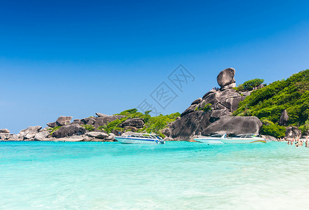 泰国PhangNga的西米兰群岛海滩图片