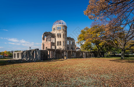 日本广岛的核纪念碑是原穹顶或源巴库图片