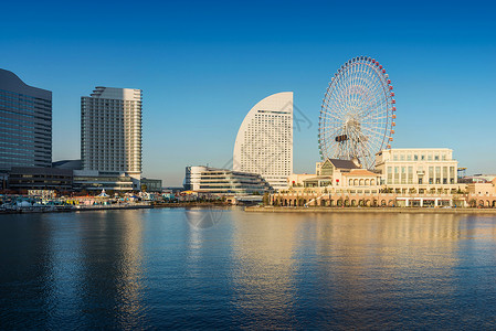 日本横滨市景天线高清图片