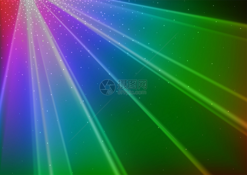 色彩多的Disco光背景图片