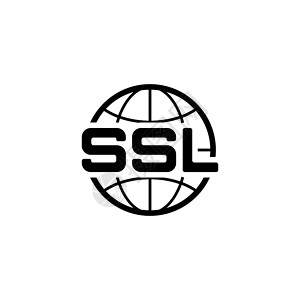 GlobalSSL安全图标平面设计全球安图标平面设计孤立说明图片