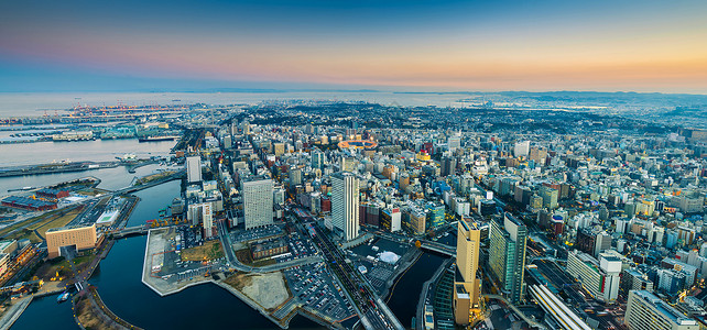 横滨天线反射天际线高清图片