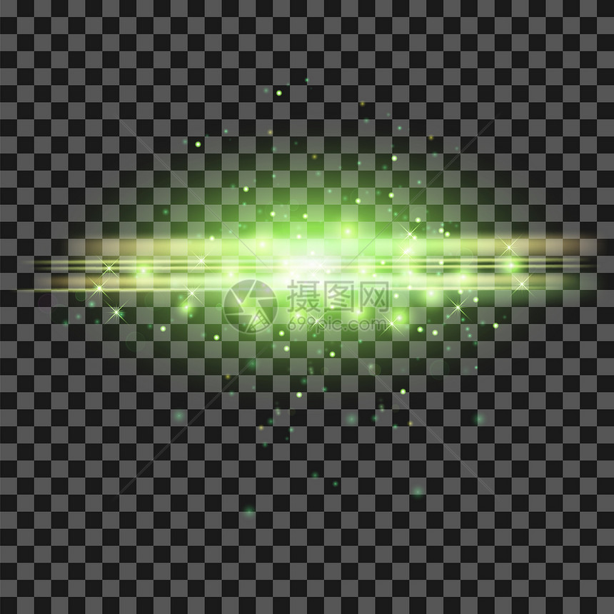 星光背景绿线速度运动效果闪光轨图片