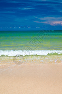 美丽的海滩假期和概念热带海滩图片